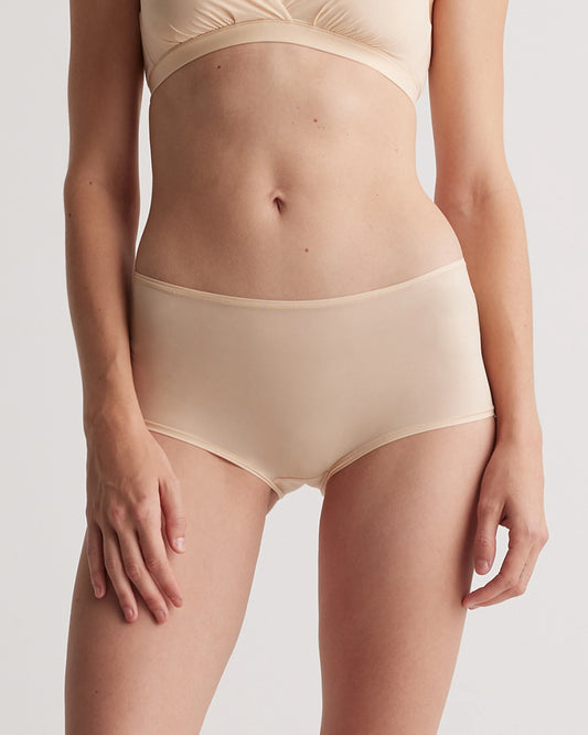 Second Skin Boyshort (6-pack) - XS / Beige