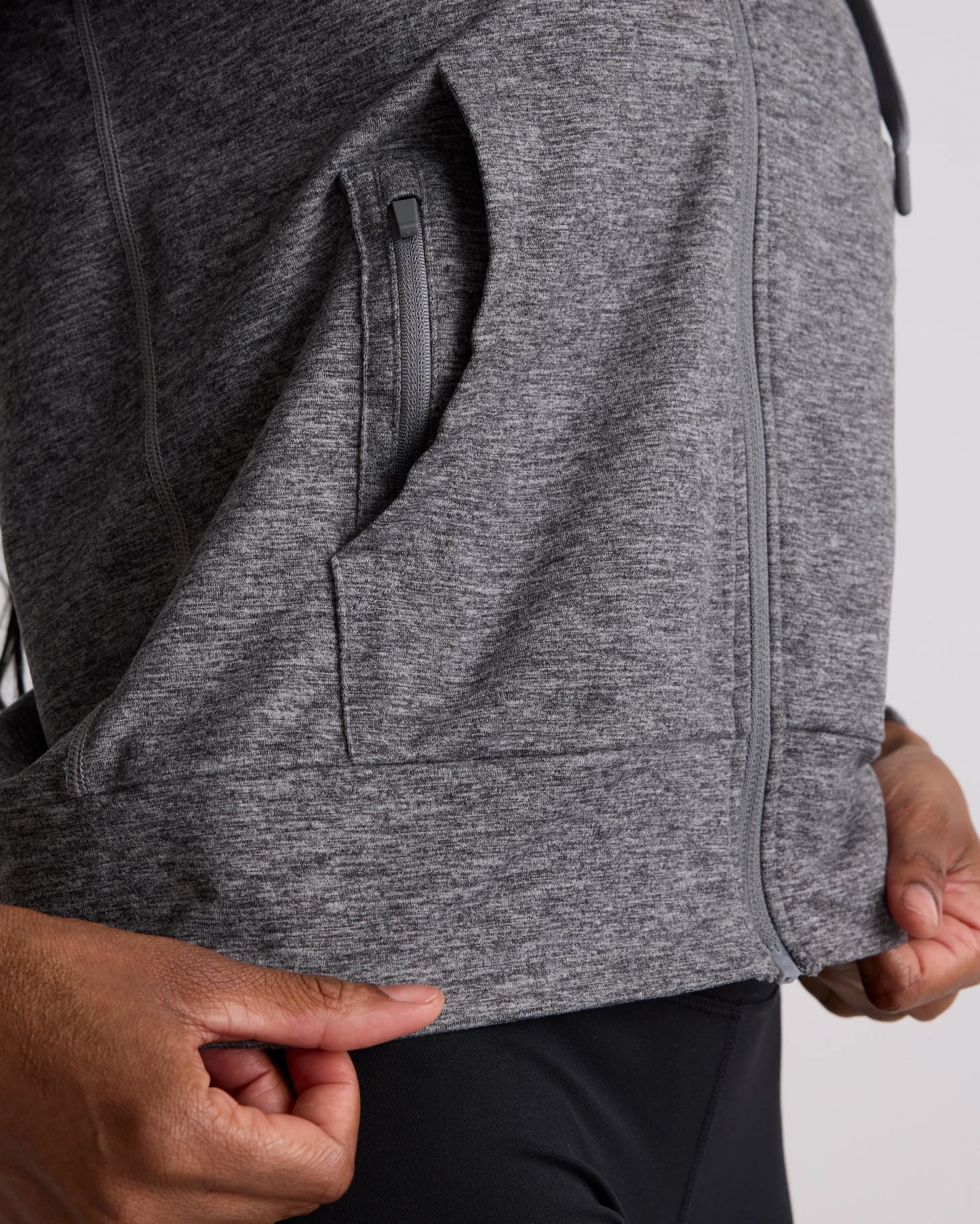 Flowknit Full-Zip Hoodie - XS / Heather Deep Navy
