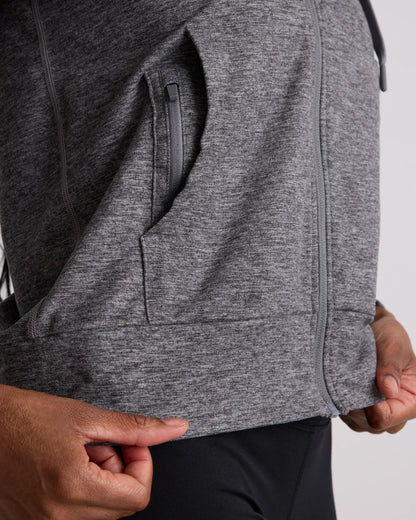 Flowknit Full-Zip Hoodie - XS / Heather Deep Navy