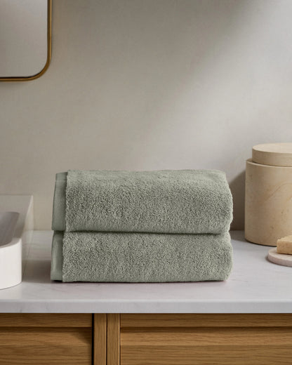Plush Organic Turkish Cotton Bath Bundle (4 pieces) - One Size / White
