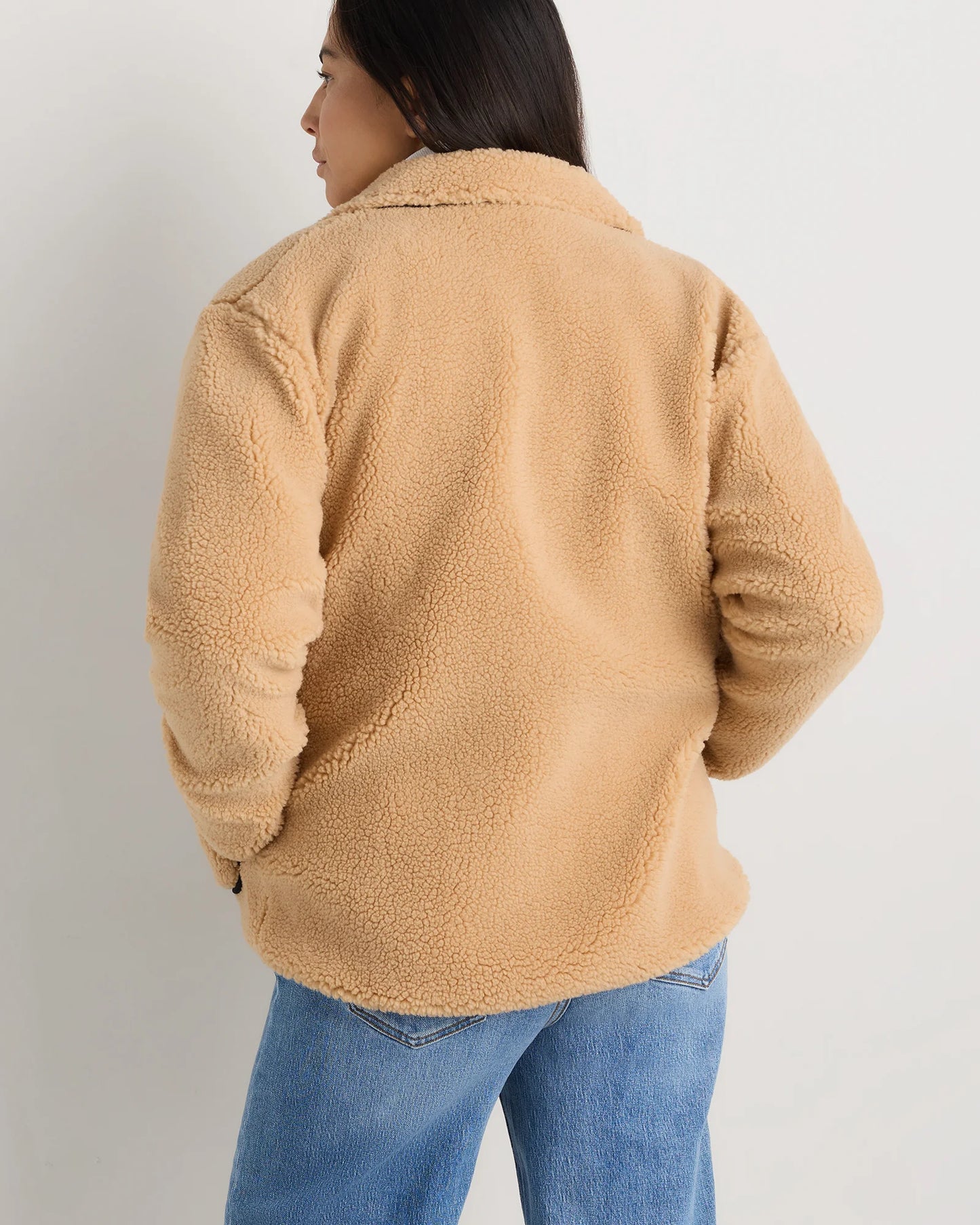 Sherpa Barn Jacket - XS / Camel/Black