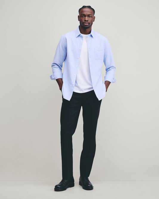 Stretch Wool Dress Pants - Straight - 30X30 / Black