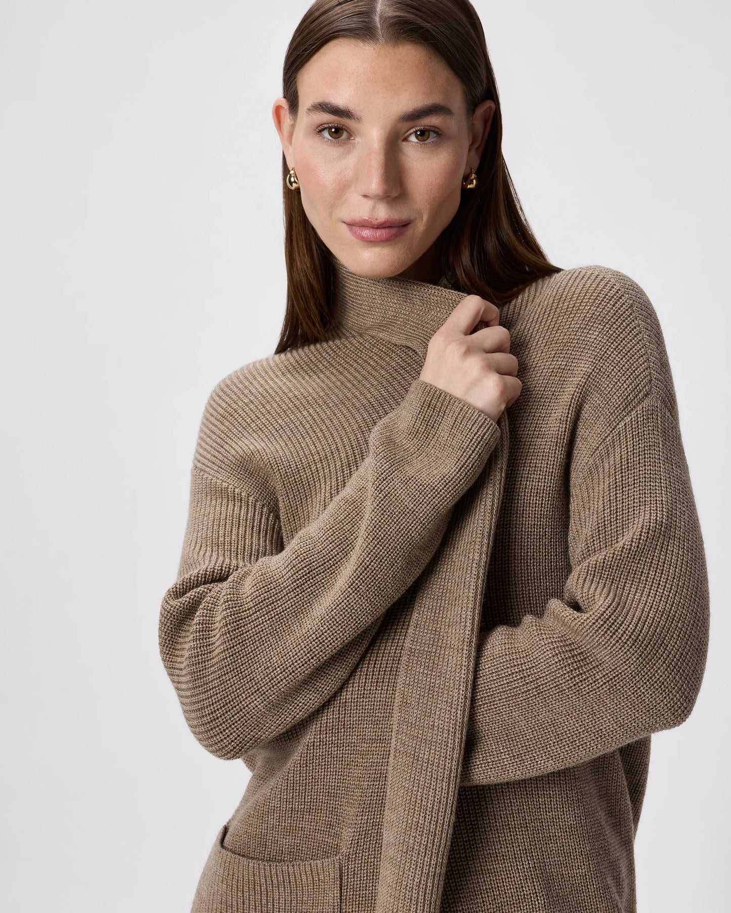 Australian Merino Wool Duster Cardigan - XS / Malted Toffee