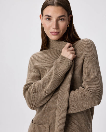 Australian Merino Wool Duster Cardigan - XS / Malted Toffee