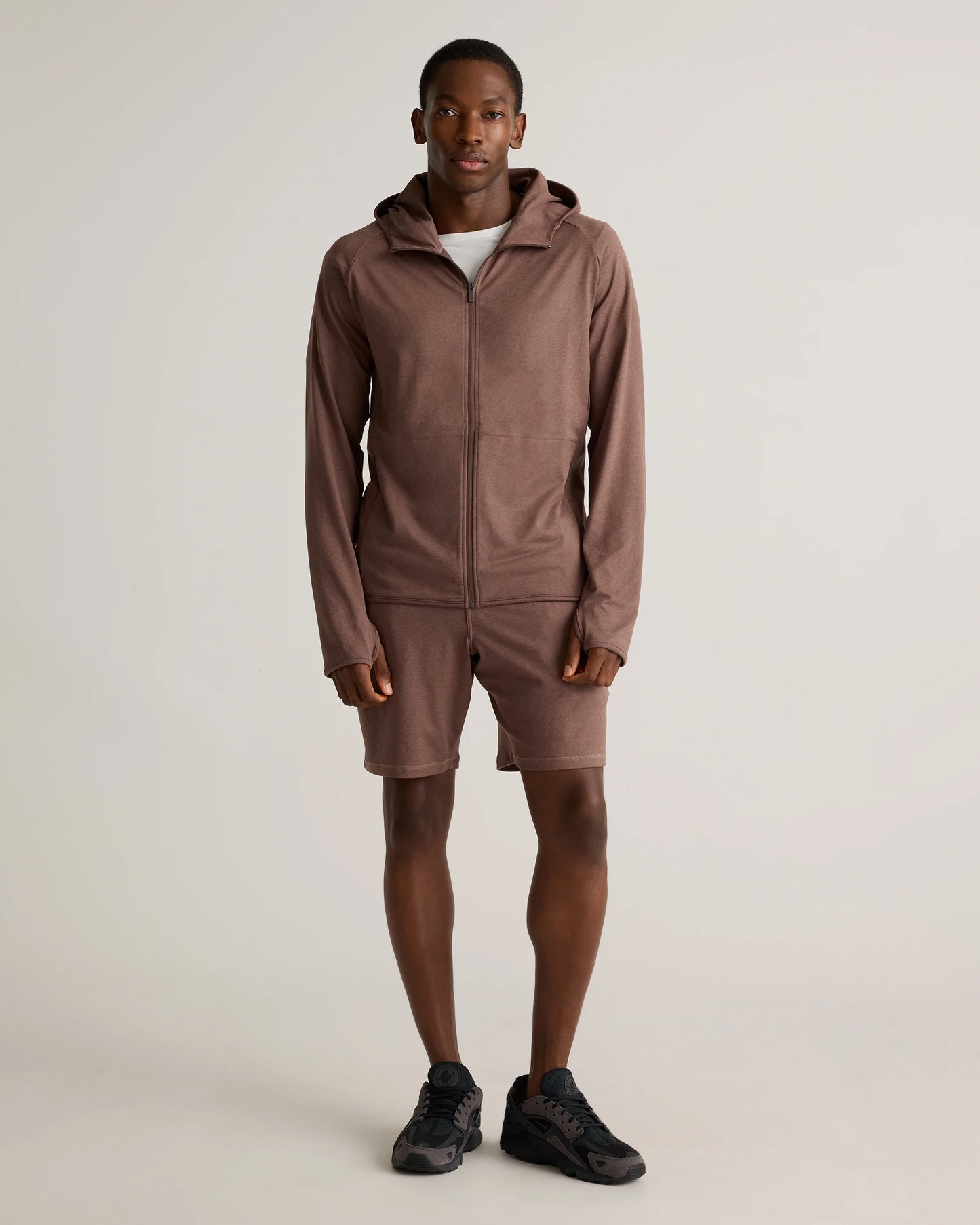 Flowknit Performance Zip Hoodie - S / Heather Grey