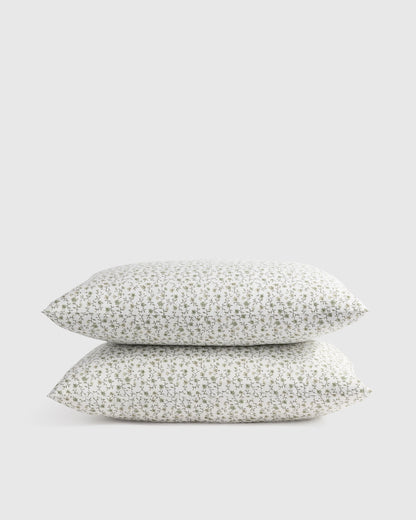 Organic Crisp Percale Sham Set - Standard / White