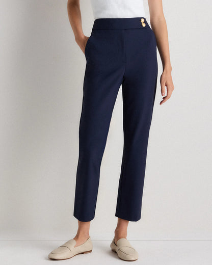 Scuba Slim Ankle Pants - 0 / True Black
