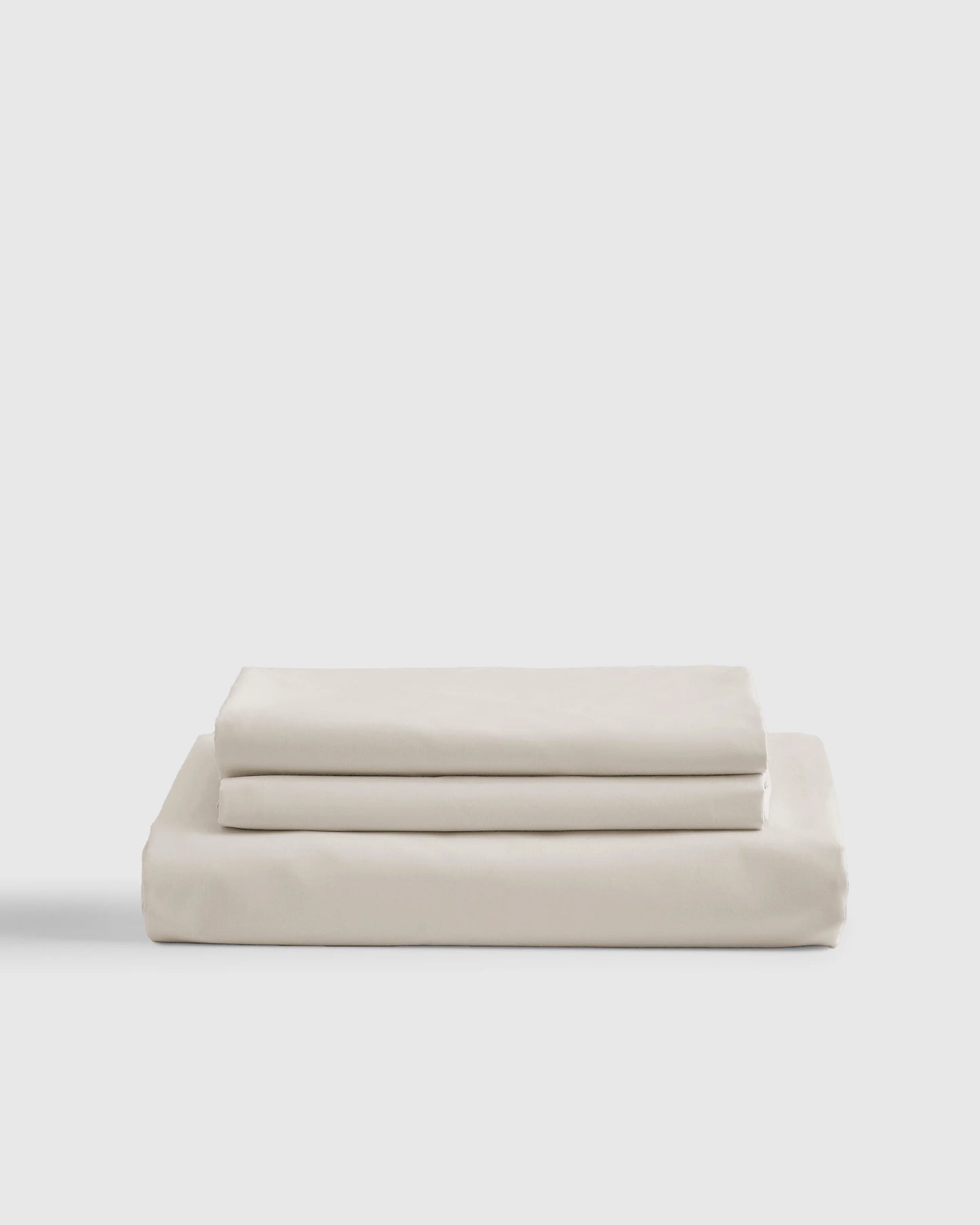 Organic Crisp Percale Fitted Sheet Set - Twin / Espresso