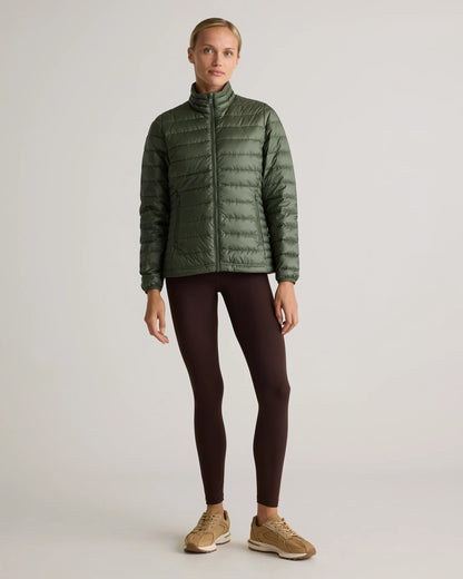 Lightweight Down Packable Puffer Jacket - XS / Black