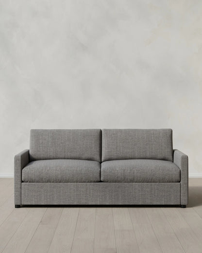 Brennan Sleeper Sofa in Performance Chenille Linen Blend - Queen / Snow