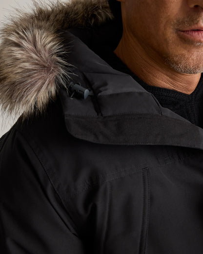 Responsible Down Hooded Parka - S / Storm Blue