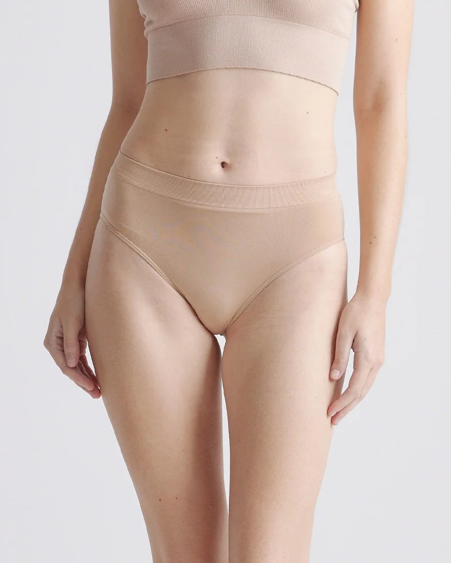 Smoothing Comfort High-Waisted Brief (6-Pack) - XS / Cocoa
