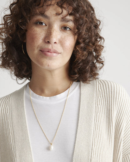 100% Organic Cotton Oversized Cardigan - XS / Camel