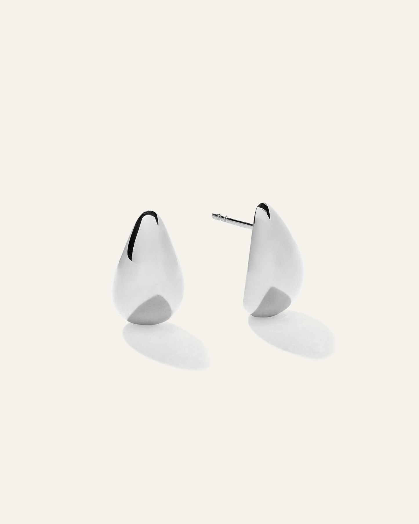 14K Gold Small Teardrop Earrings - One Size / Yellow Gold