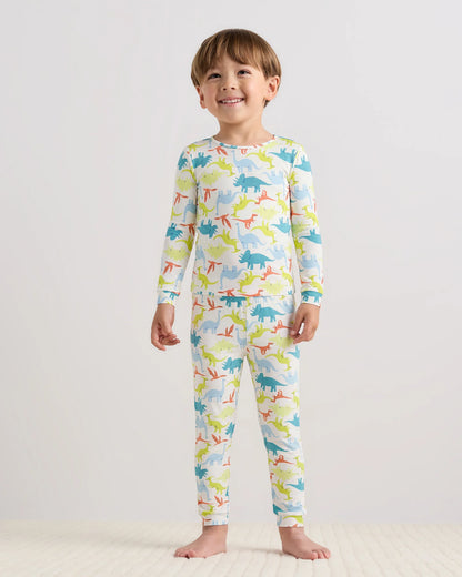 Bamboo Long Sleeve and Pant Pajama Set - 2T / Wildflower Dreams