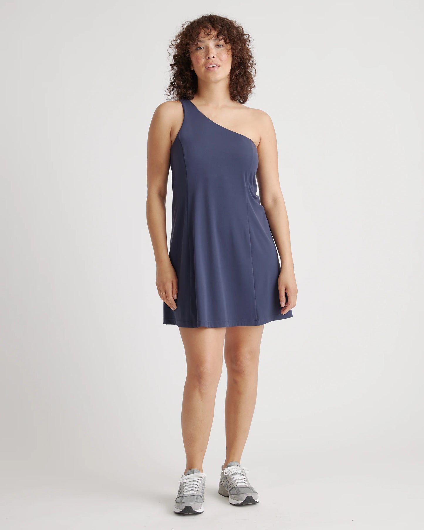 Ultra-Form One-Shoulder Active Dress - XS / Plum