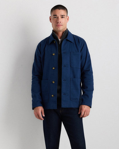 Organic Comfort Stretch Chore Jacket - XS / Vanilla
