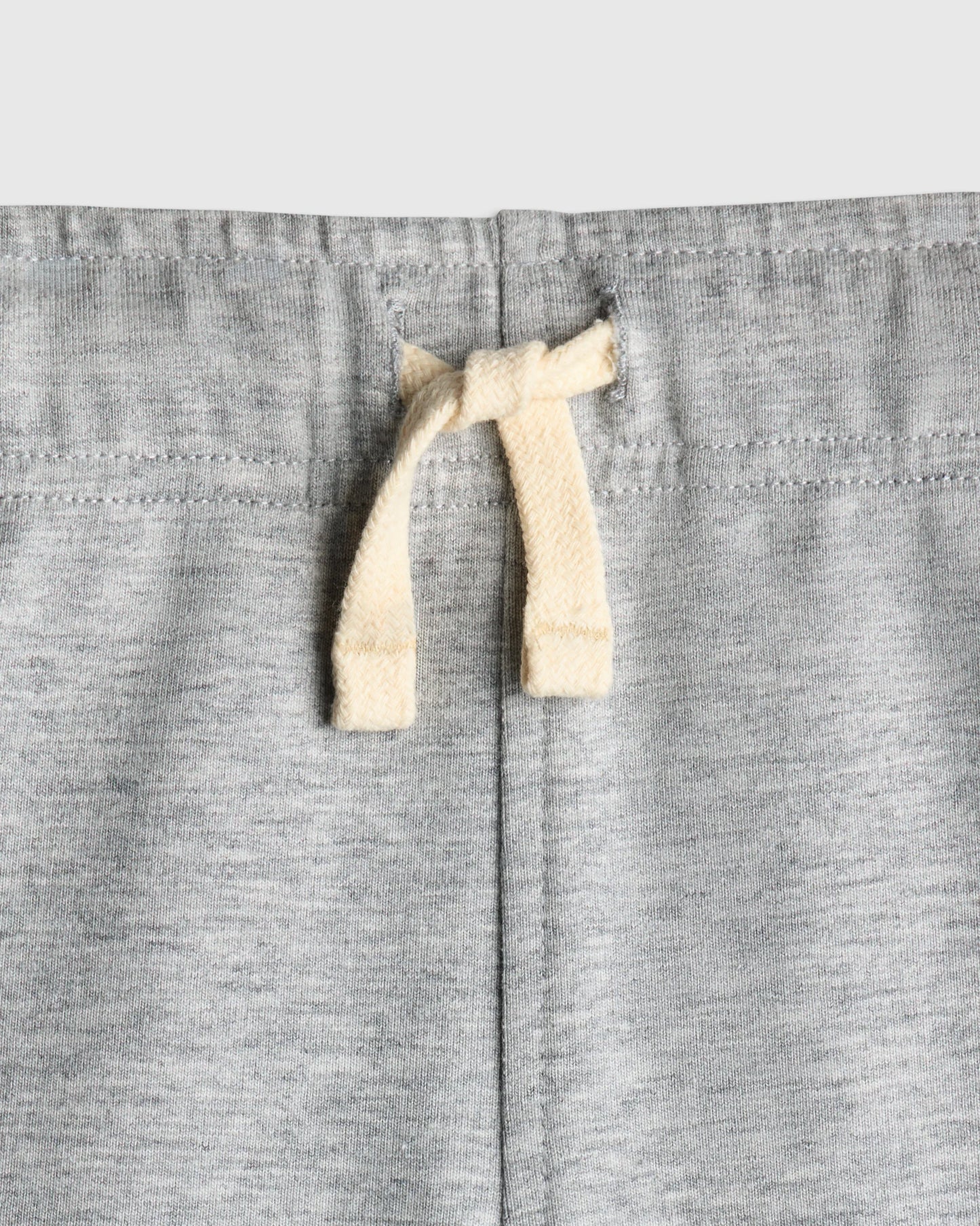 Organic Cotton French Terry Short - 3-6M / Heather Grey
