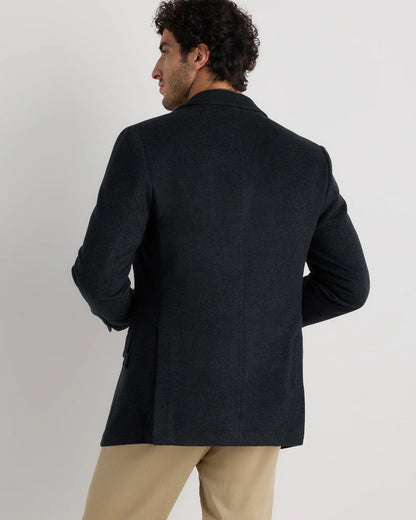 100% Mongolian Cashmere Blazer - S / Heather Graphite