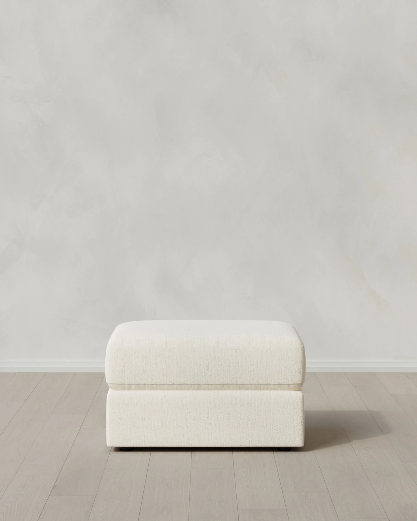 Ashford Deep Seat Ottoman in Performance Chenille Linen Blend - One Size / Sorrell