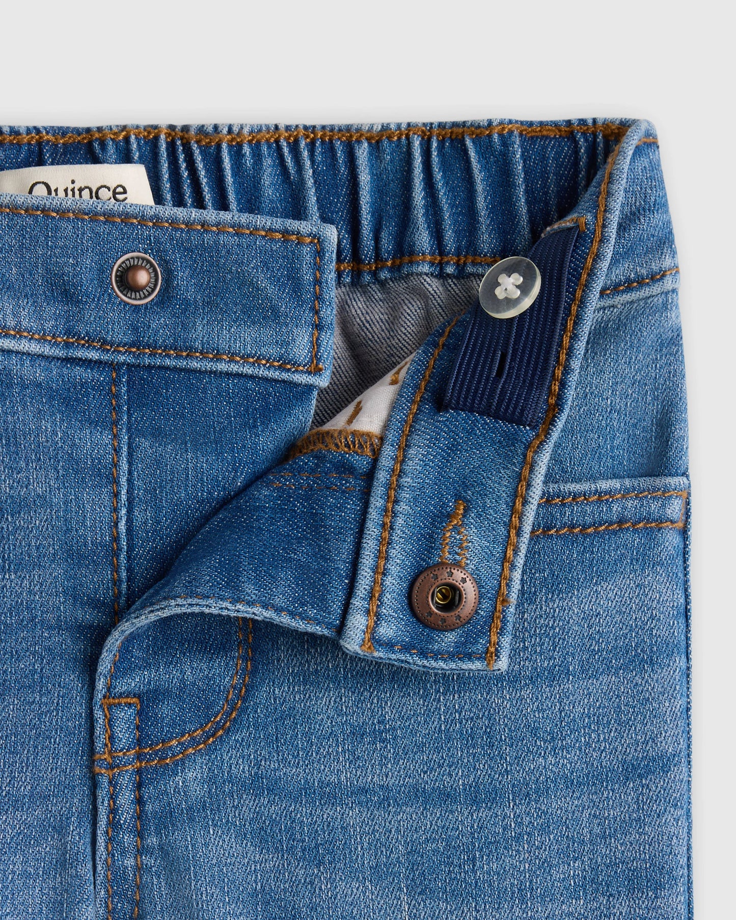 Girls Stretch Wide Leg Jeans - 2T / Light Wash