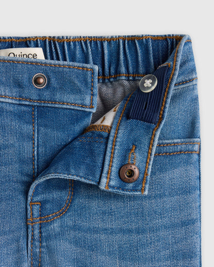 Girls Stretch Wide Leg Jeans - 2T / Light Wash