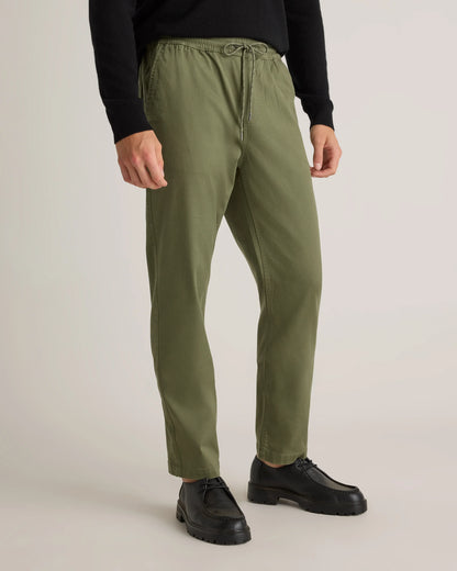 Cotton Chino Drawstring Pants - S / Admiral