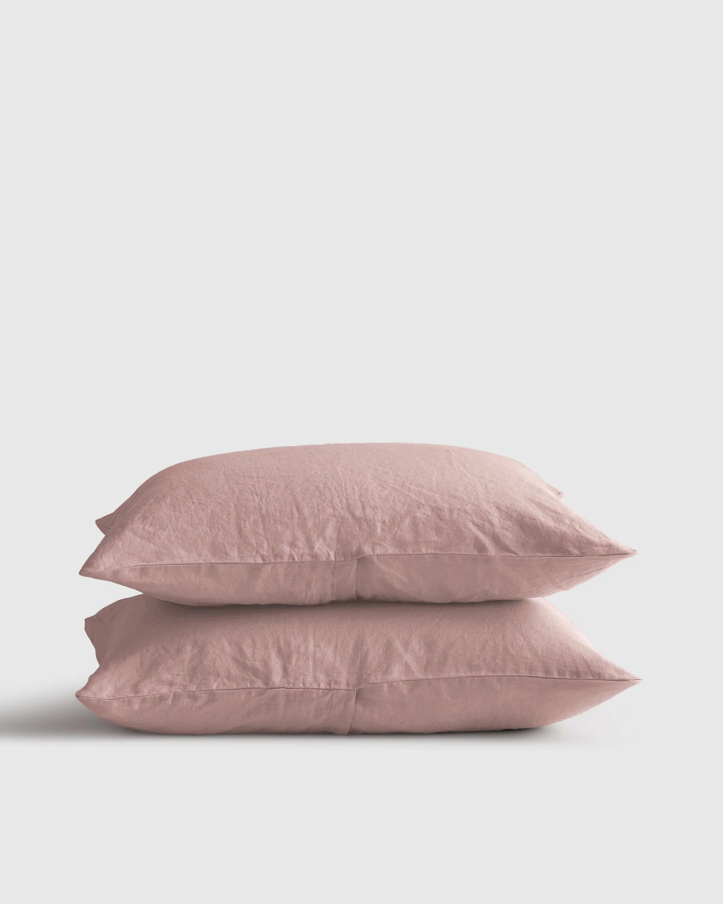European Linen Sham Set - Standard / White