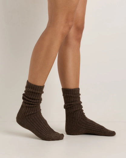 Cashmere Trouser Sock - XS/S / Ivory