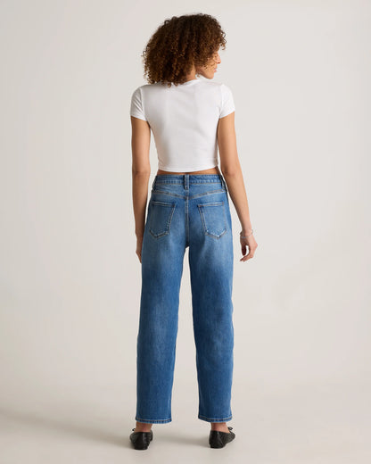 Bella Stretch Barrel Jeans - 24 / Cool Blue
