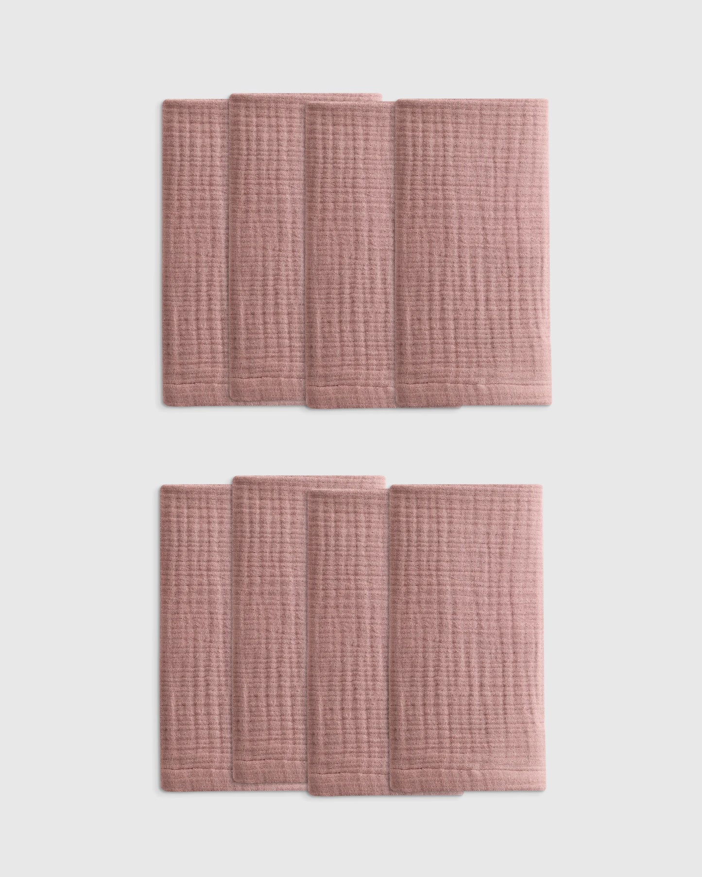 Organic Cotton Gauze Napkins (Set of 8) - One Size / Chocolate