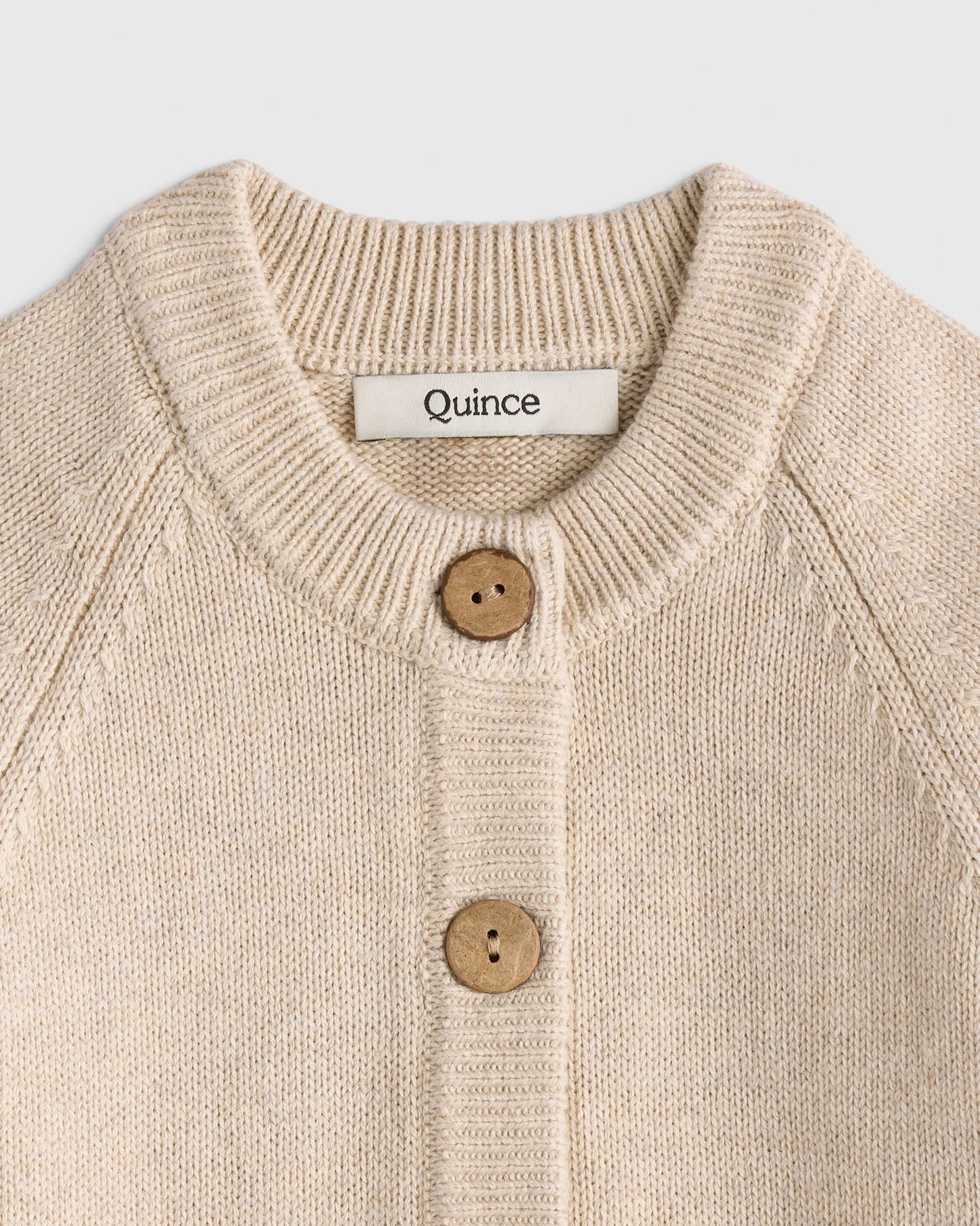 100% Organic Cotton Sweater Romper - 0-3M / Speckled Beige