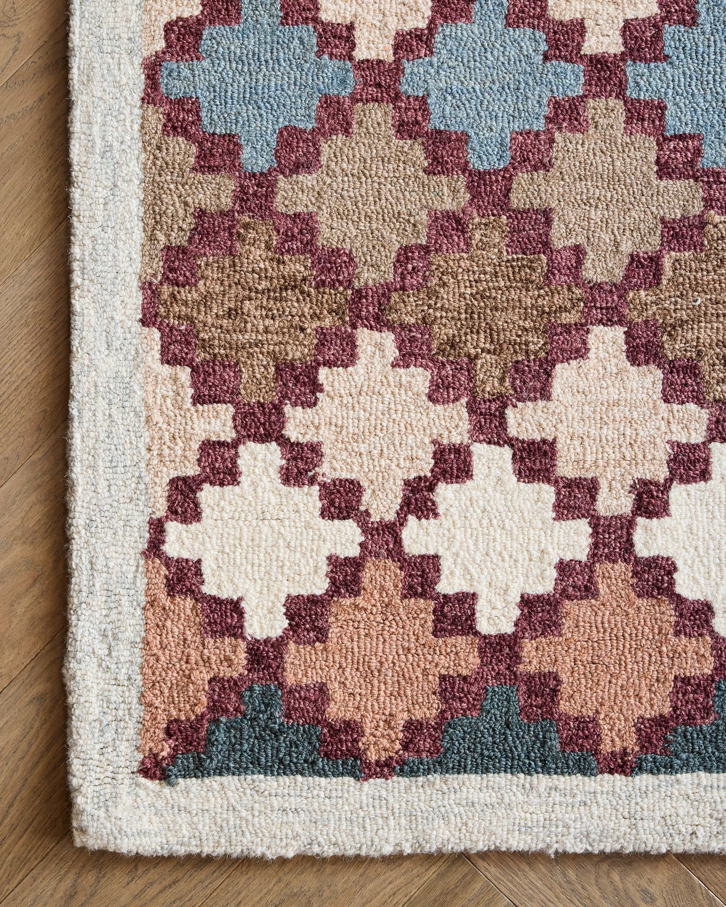 Leah Hand-Tufted Wool Rug - 5' x 8' / Multi