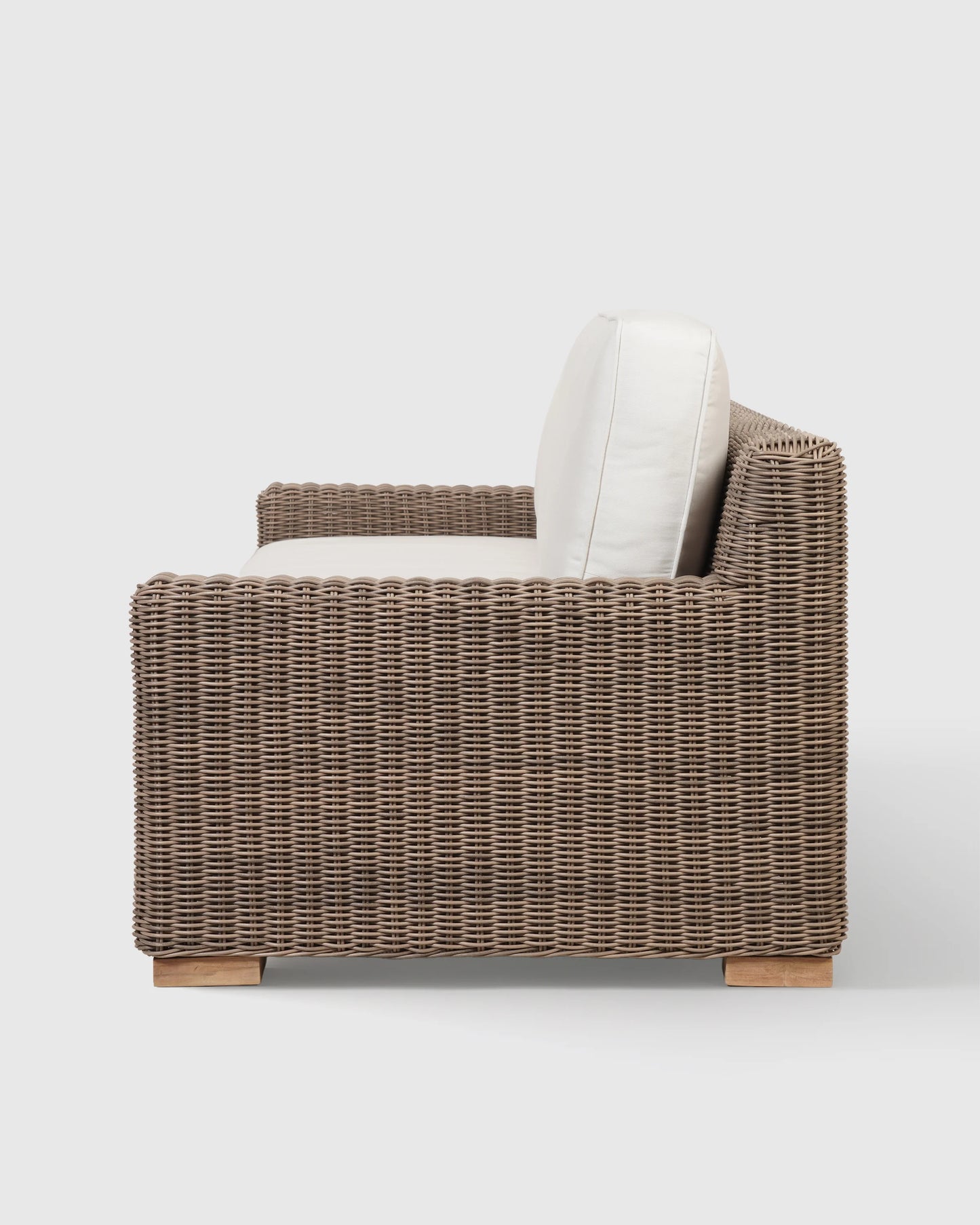 Classic All-Weather Wicker Outdoor Sofa - 86" / Natural Weave