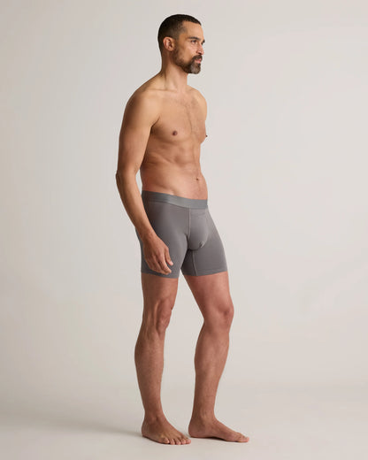 Organic Cotton 4'' Trunk (3-pack) - XS / Light Grey