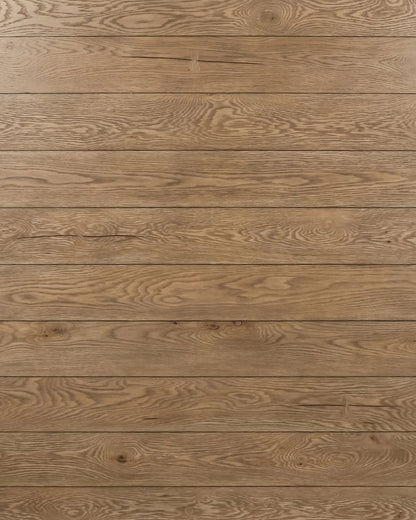 Reclaimed Oak Parsons Square Dining Table - One Size / Cafe Brown