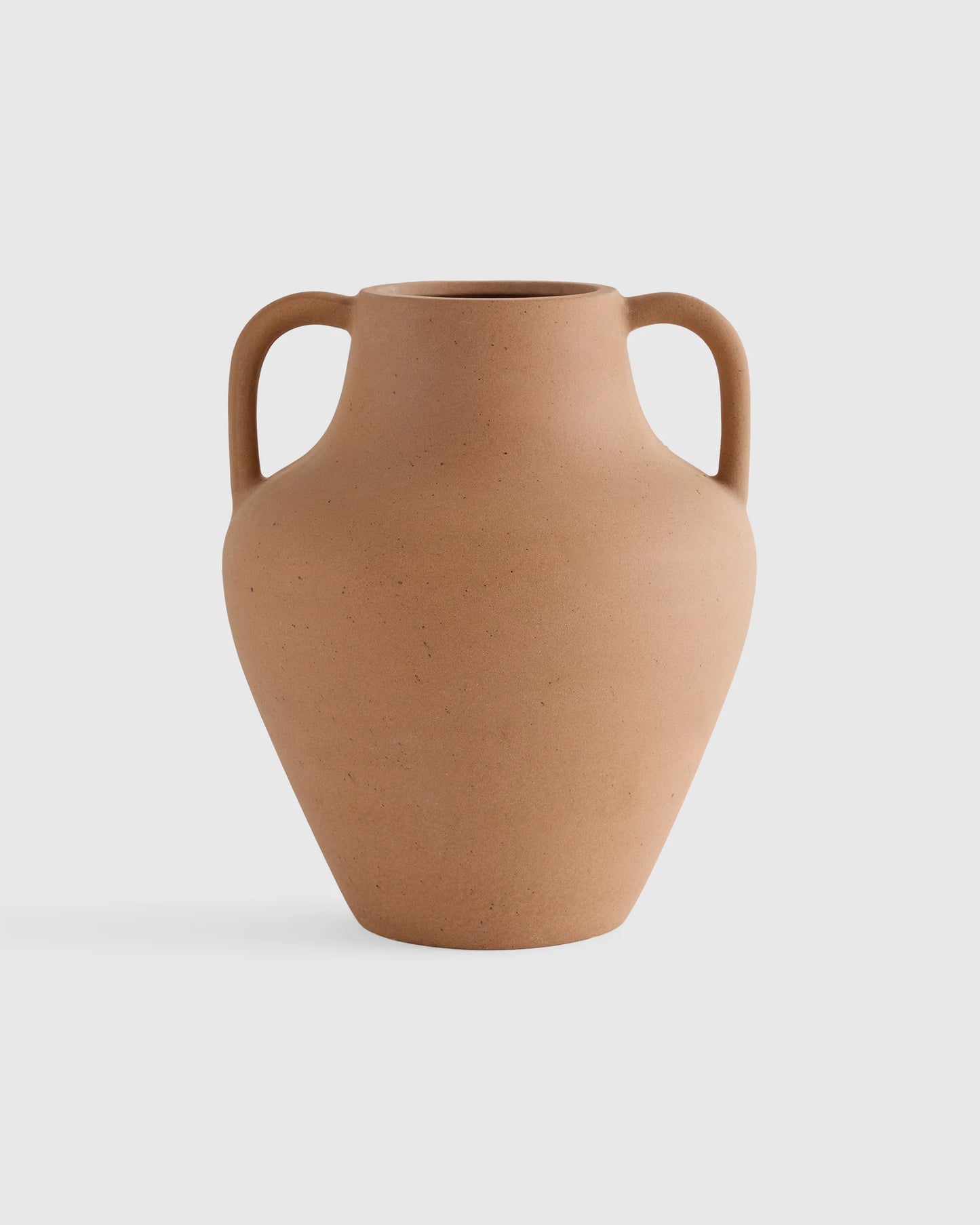 Handcrafted Artisan Ceramic Vase - One Size / Black