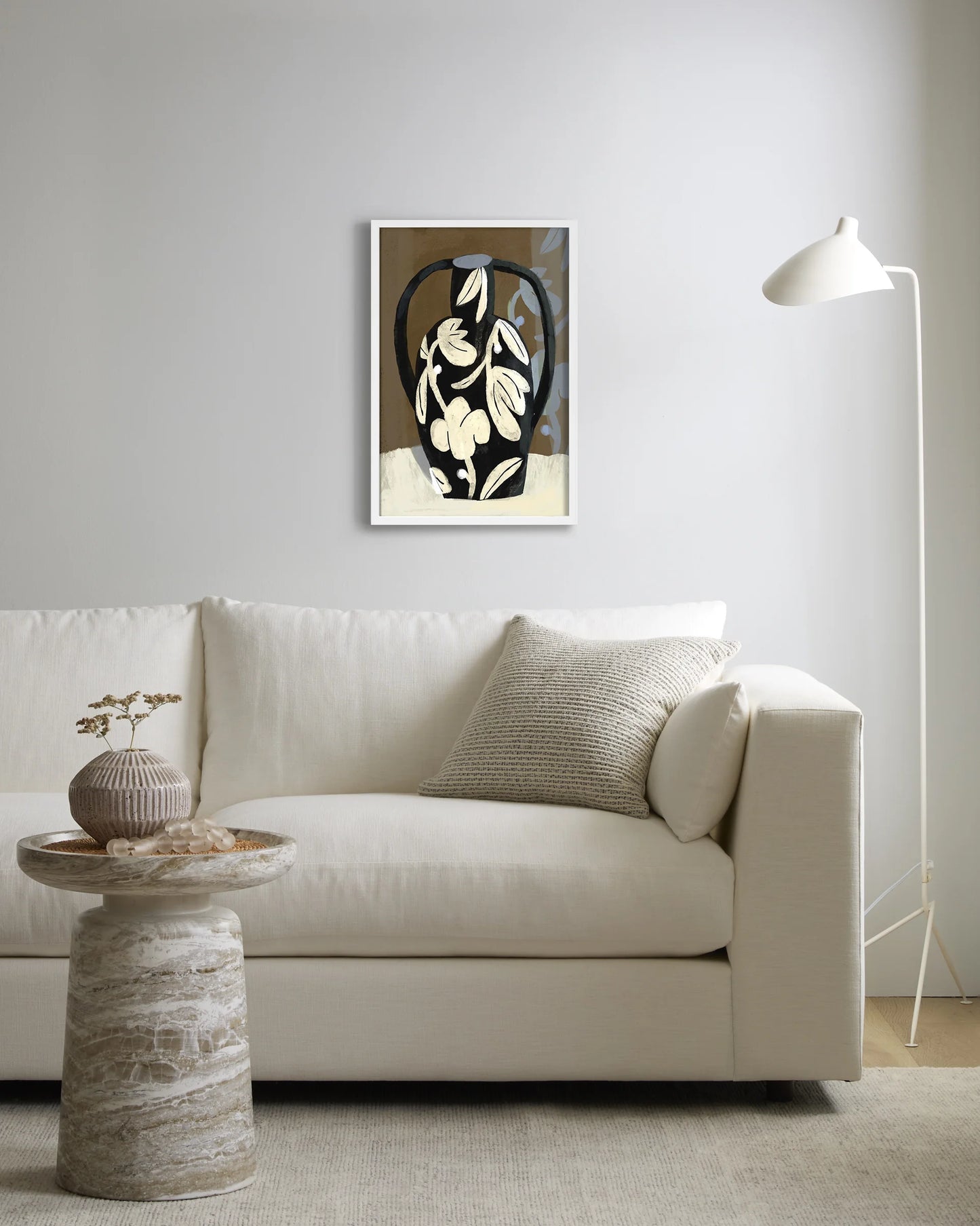 Ornamental Vase by Marco Marella - 17.25"x25.25" / Black