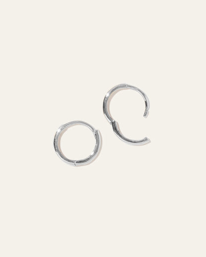 14K Gold Second Piercing Tiny Huggie - Pair - One Size / Yellow Gold