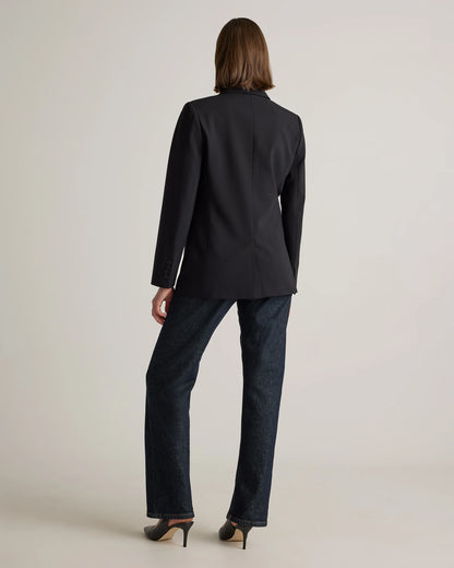 Italian Wool Long Blazer - XS / Sahara Camel