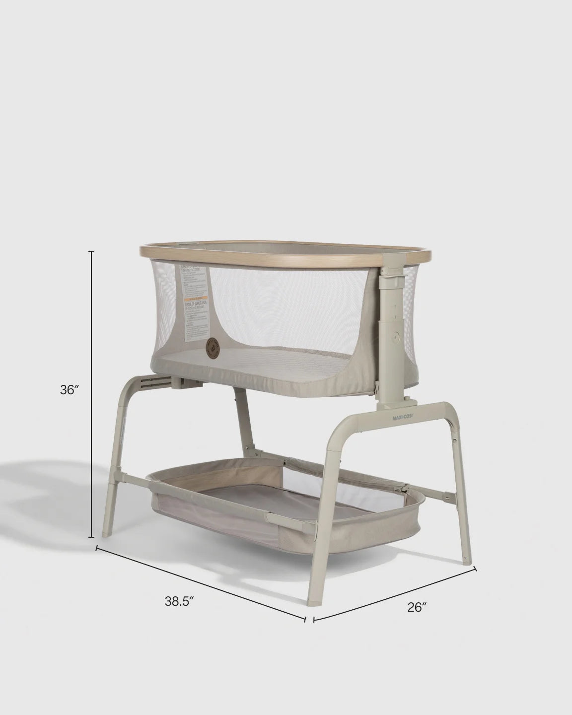 Iora Bedside Bassinet by Maxi-Cosi - One Size / Classic Oat