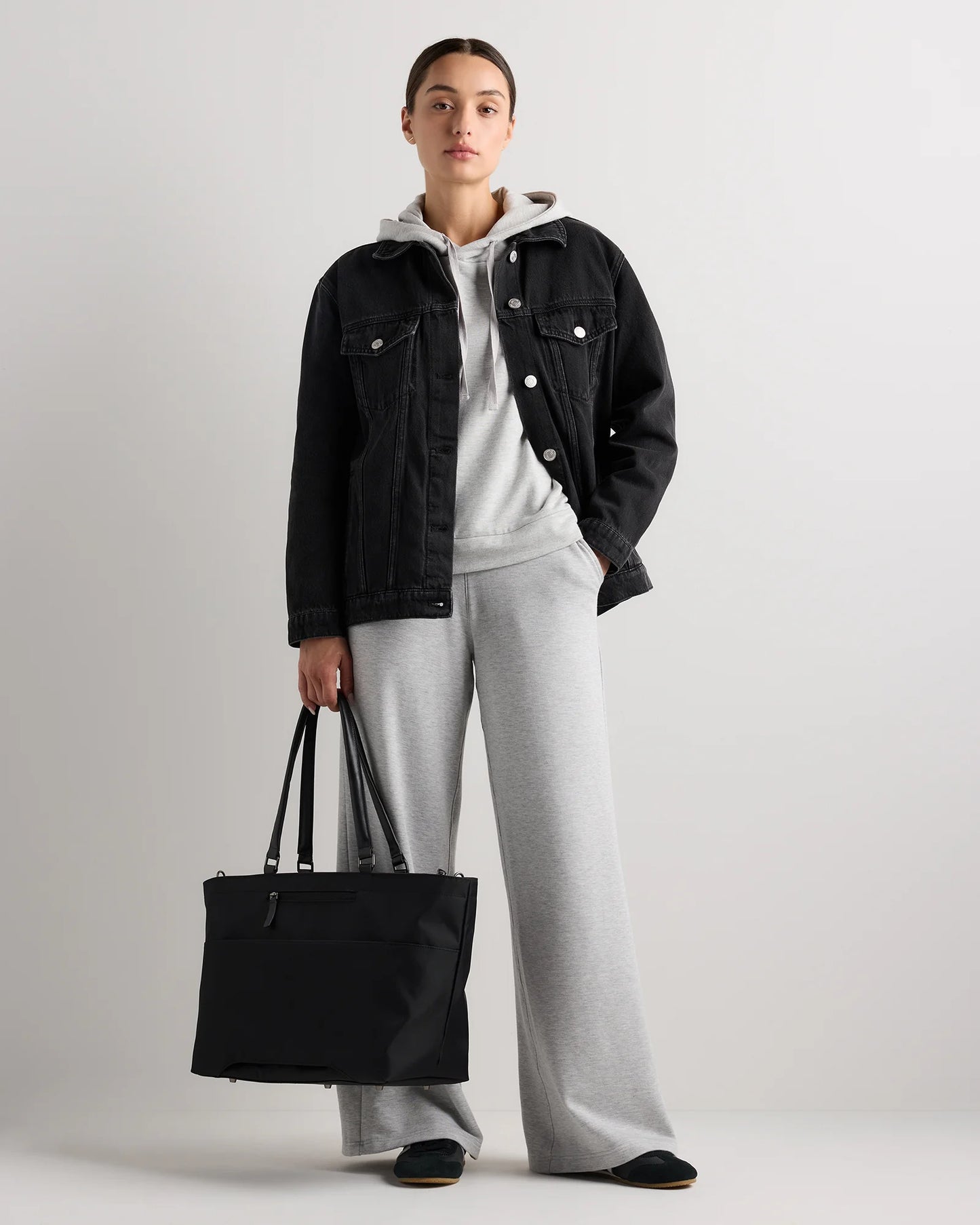 Voyage Nylon Travel Tote - One Size / Black