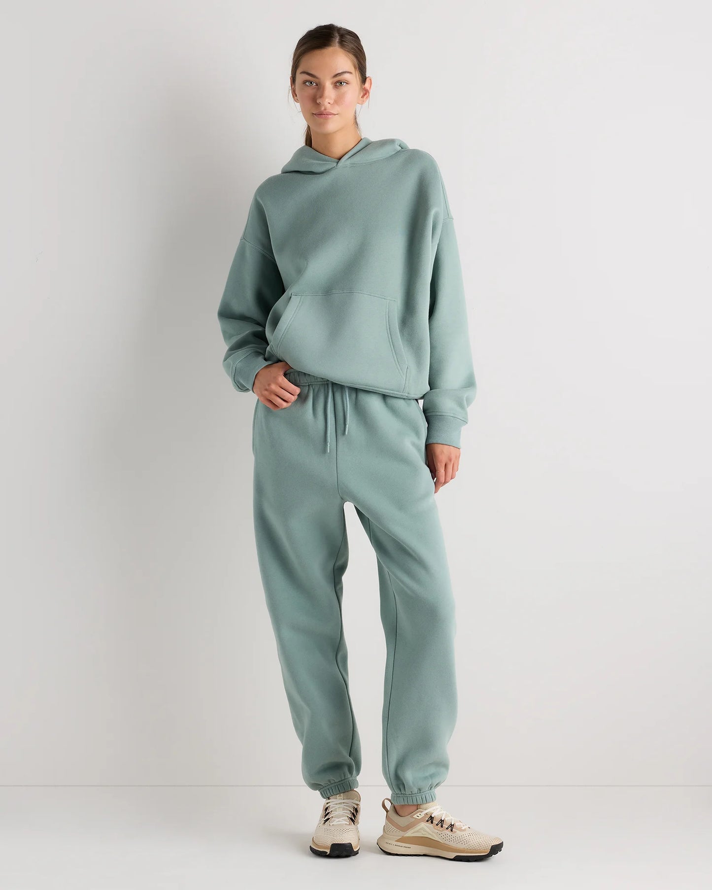 Everyday Fleece Hoodie - XS / Coastal Sage