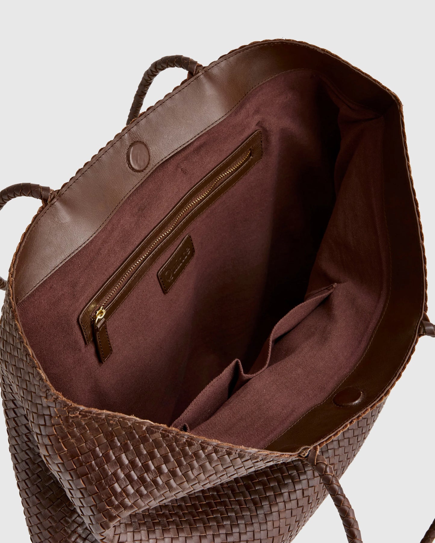 Siena Handwoven Tote - One Size / Taupe