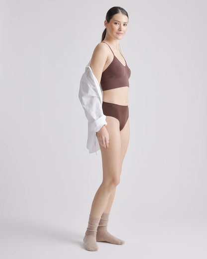 Smoothing Comfort High-Waisted Brief (6-Pack) - XS / Cocoa
