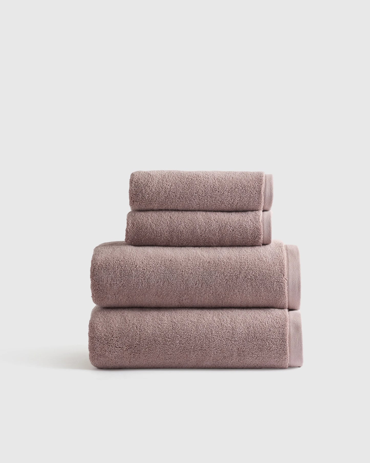 Plush Organic Turkish Cotton Bath Bundle (4 pieces) - One Size / White