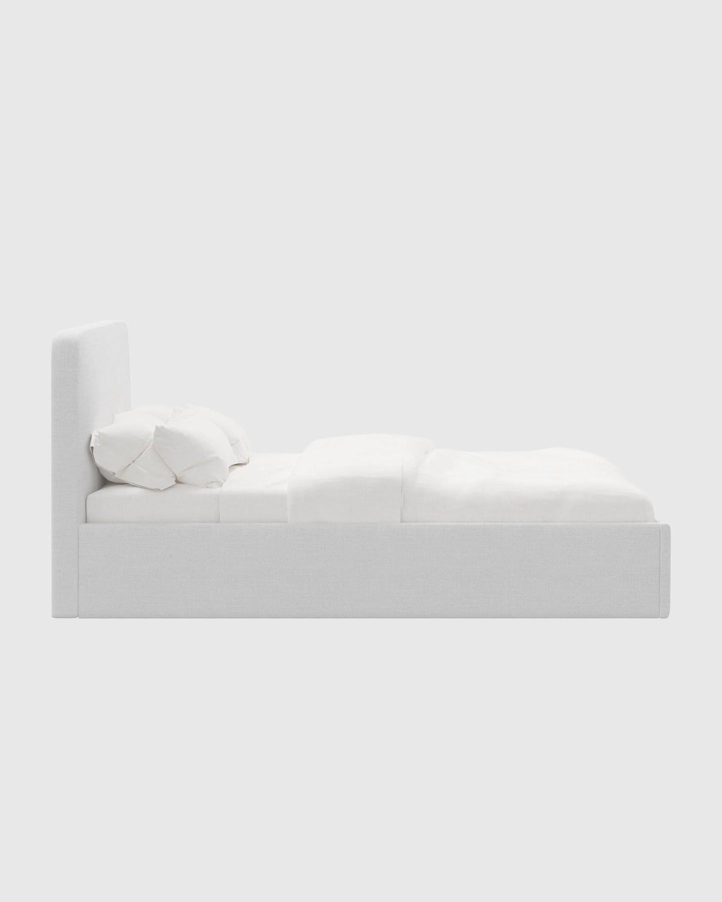 100% Linen Curved Bed - Full / Canvas