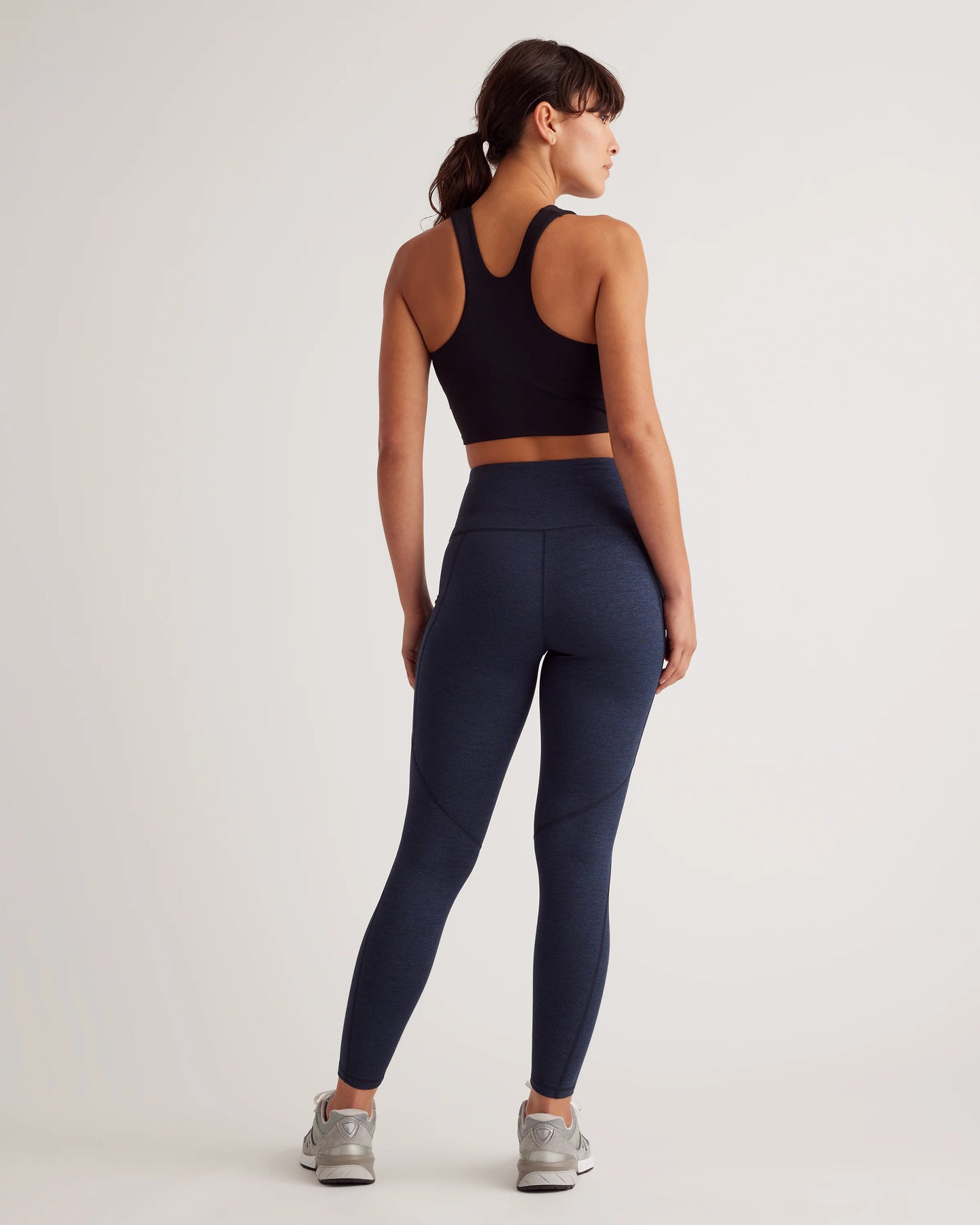 Ultra-Soft High-Rise Pocket Legging - XS / Heather Espresso