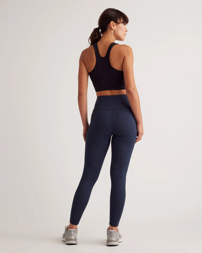 Ultra-Soft High-Rise Pocket Legging - XS / Heather Espresso