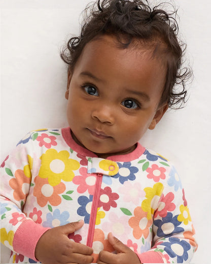 100% Organic Cotton Footie Pajama - 0-3M / Vehicles